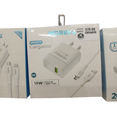 CARGADOR CON SALIDA USB A C